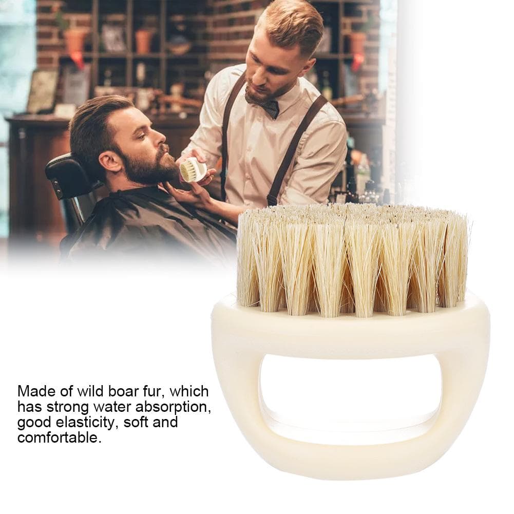 Wild Boar Fur Shaving Brush for Men Beard Mustache Trimming Brush Salon Shaven Tool #03