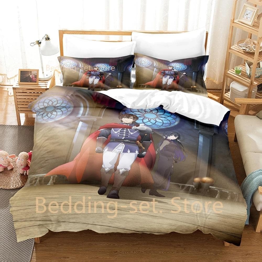 Unnamed Memory Bedding Set Single Twin Full Queen King Size Bed Set Adult Kid Bedroom Duvetcover Sets 3D Anime Bed Sheet Set 70x133cm 2pcs