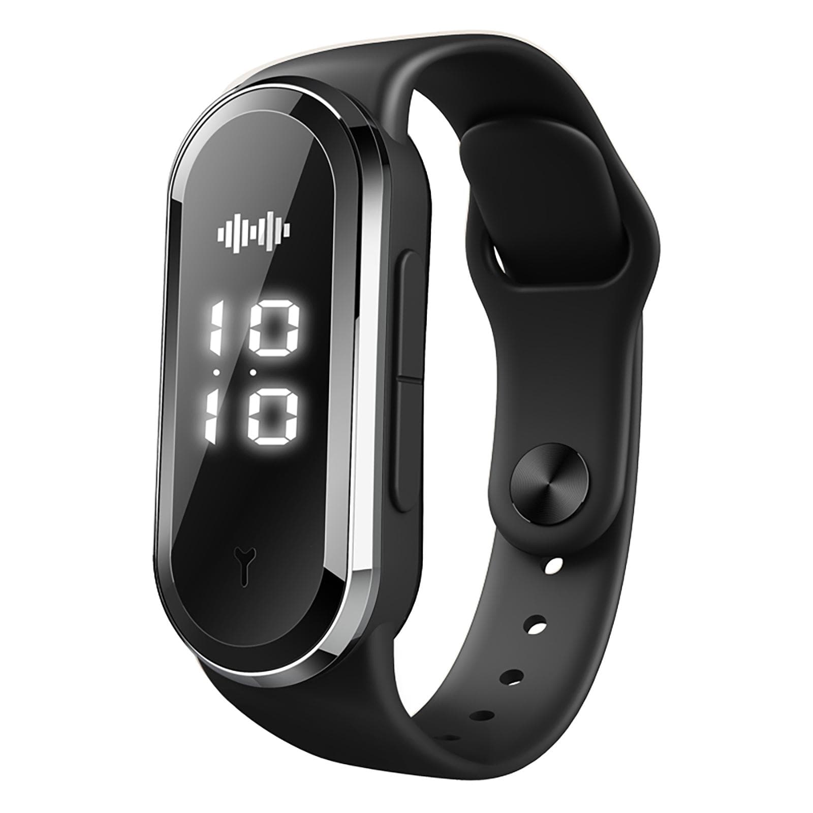 M21 Ultrasonic Mosquito Repellent Bracelet Watch USB Rechargeable Anti Mosquito Repeller Wristband black