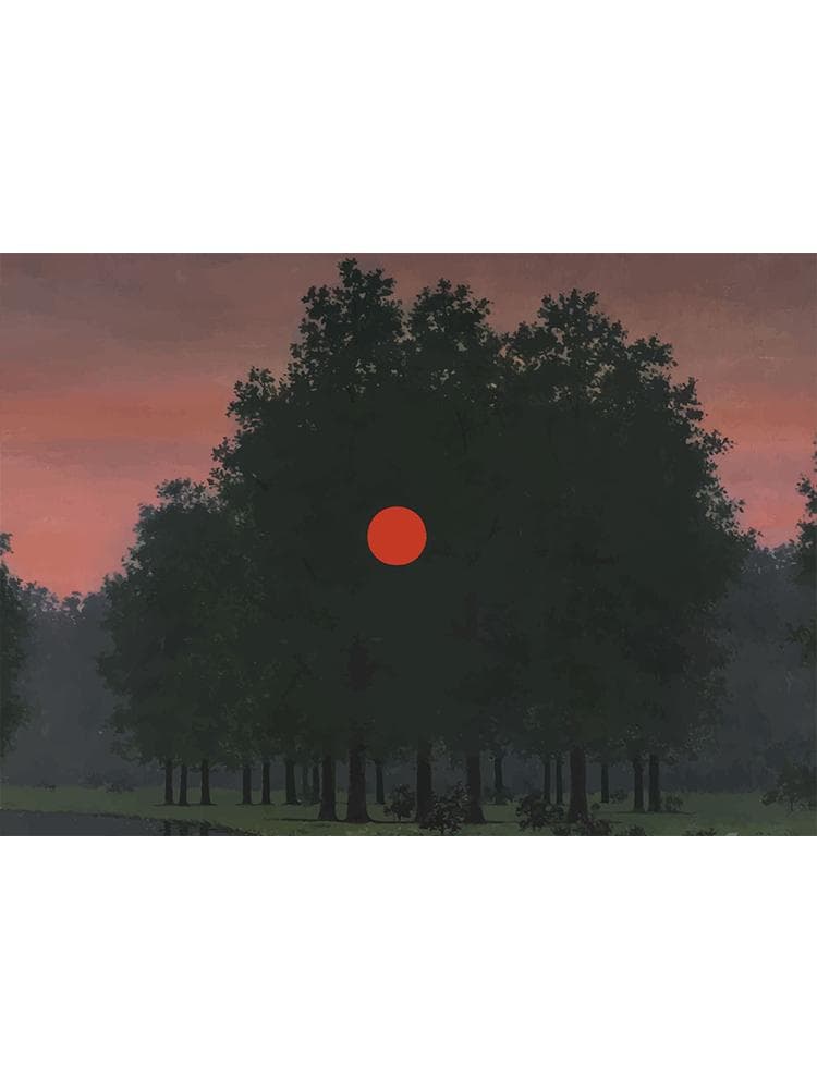 Famous Surrealism Arts Posters Canvas Painting Abstract Rene Magritte Wall Picture Print For Gallery Bedroom Home Decoration 30x40cm No Frame