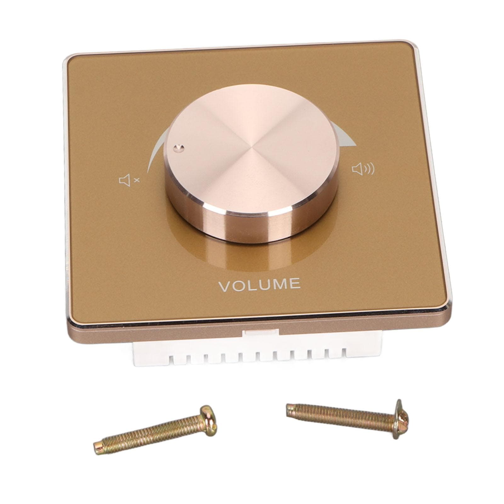 50W Volume Controller Knob Aluminum Alloy Frame 5 Position Constant Resistance Tuning Switch Wall
