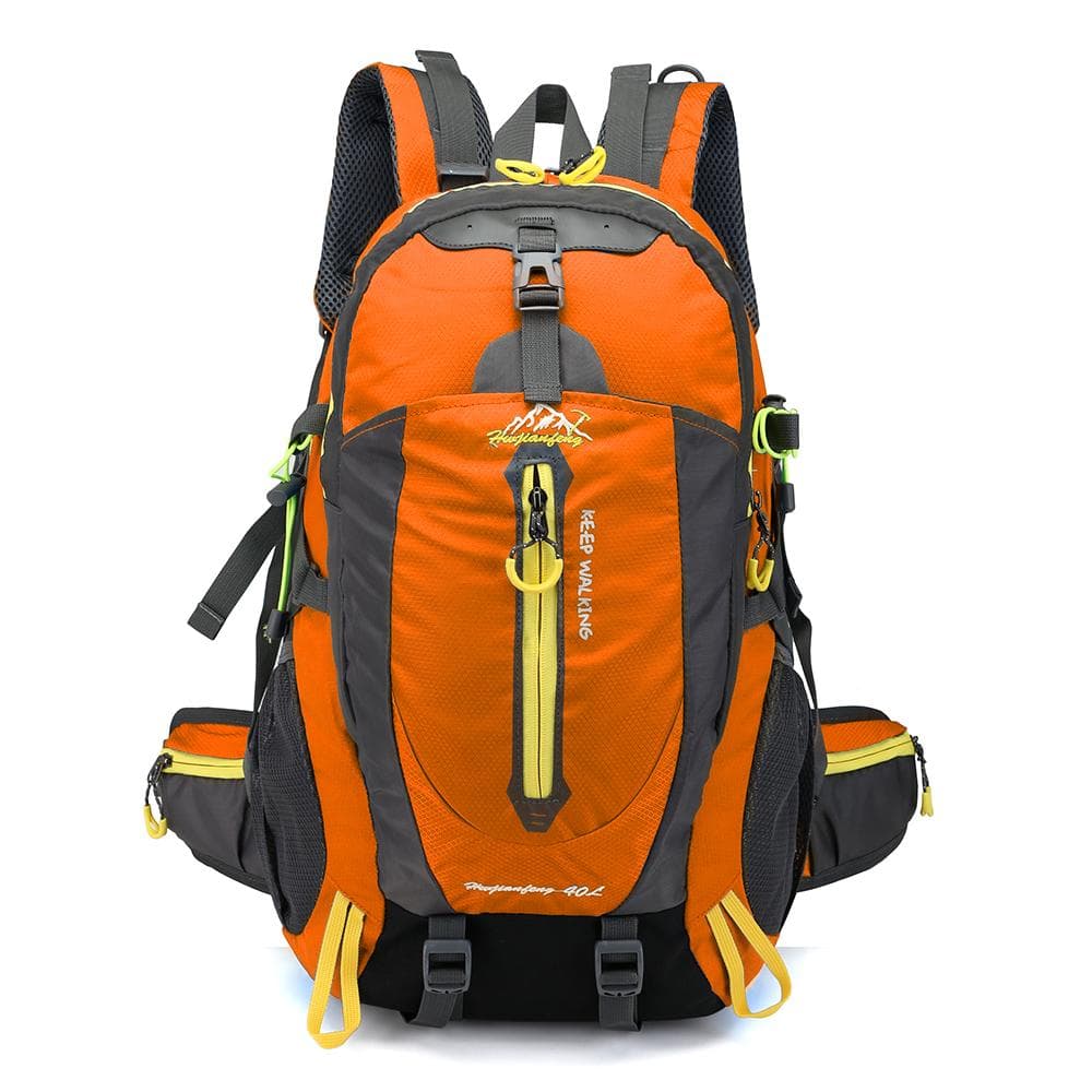 40L Water Resistant Travel Backpack Camp Hike Laptop Daypack Trekking Climb Back Bags For Men Women orange