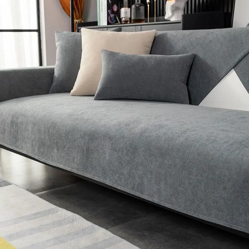 Four Seasons Universal Waterproof Sofa Cover Sofa Pet Changing Pad Nordic Modern Solid Color Non-slip Covers for Sofa Protective 70x70cm 1pcs