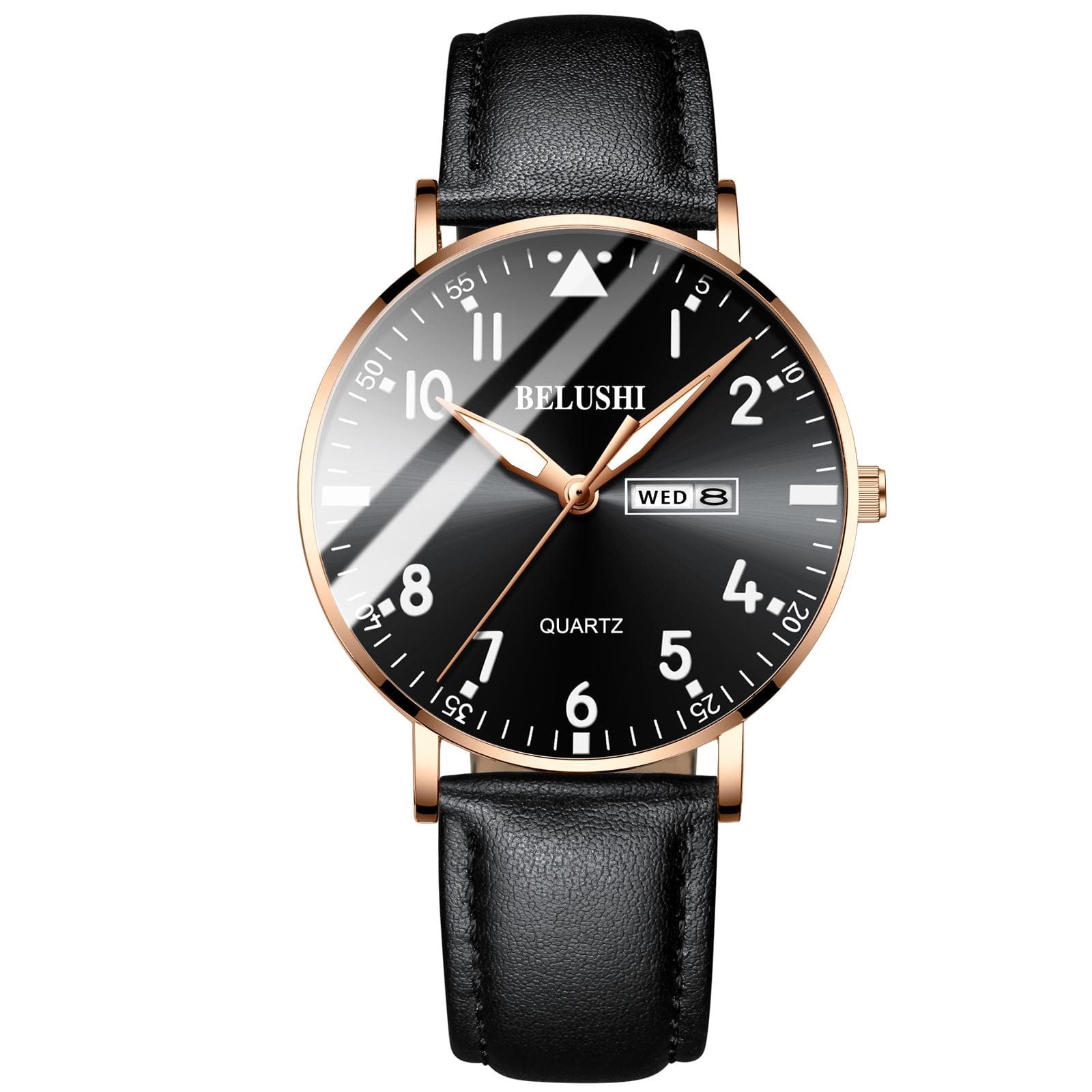 New Fashion Ultra-thin Mens Luxury Brand Casual Stainless Steel Mesh Strap Business Men Wrist Watch black/rose gold