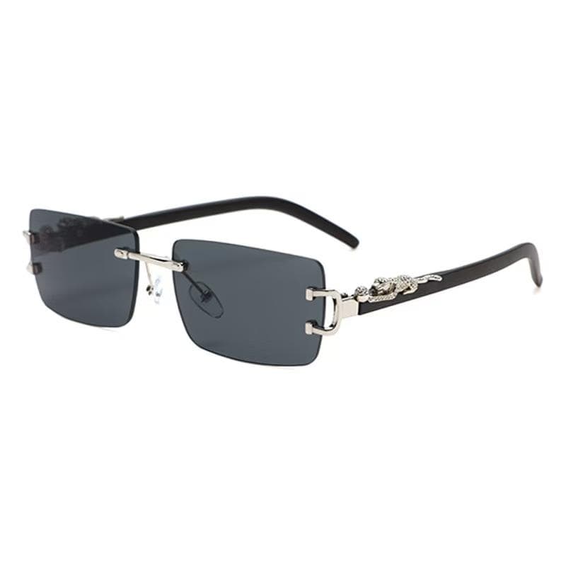 1PCS Unisex Classic Square Frame Metal Sunglasses For Outdoor Cycling Fishing UV Protection Fashion Accessories
