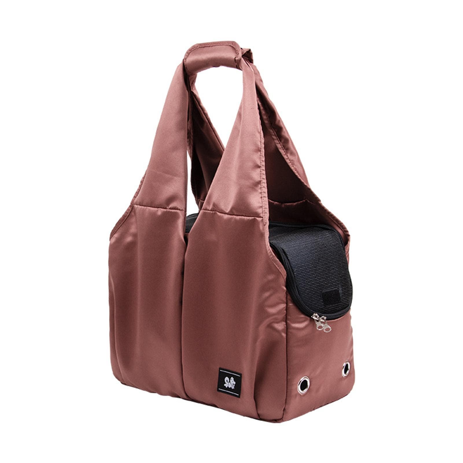 Portable Cat Bag Breathable Pet Bag Outing Bag Shoulder Bag Portable Winter Warm Fashion Pet wine red