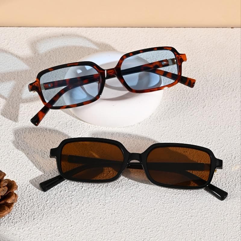 1 Pair Unisex Glasses for Casual Wear Fashionable Gift Idea Lightweight Durable Frame UV Protection