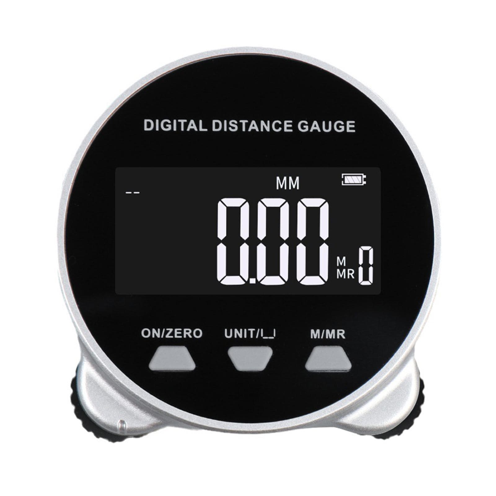 RTO05106 LCD Display Range Finder Digital Display Roller Ruler 199.999m Semiconductor black
