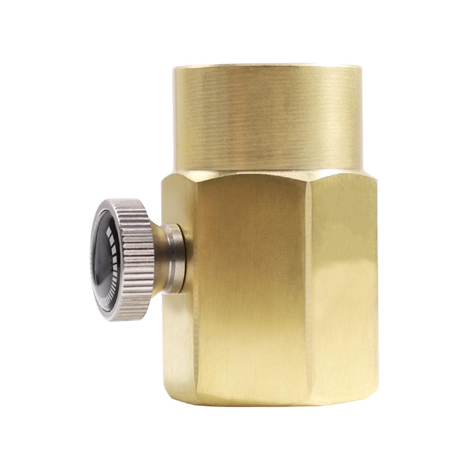 Brass Household Soda Bottle Adapter CO2 Cylinder Refill Adapter CO2 Fill Valve Connector Refill US