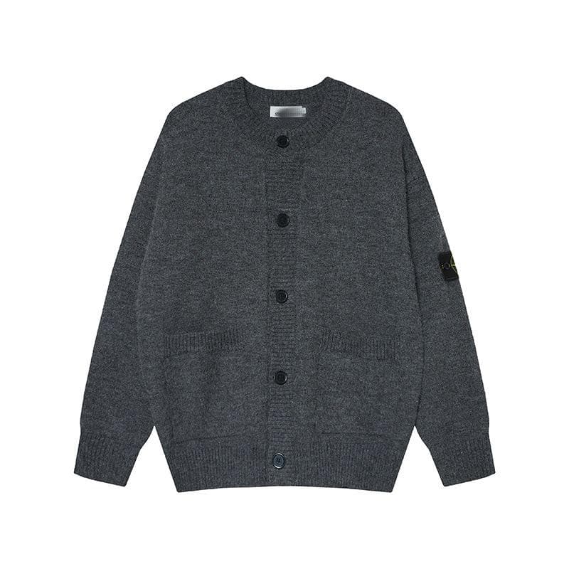 Cross-Border Stone Island Round Neck Unisex Pullover Sweater - European & American Trendy Style XL