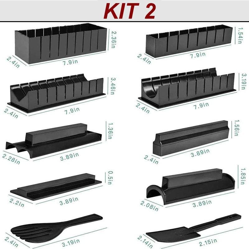 Kitchen Sushi Tool Set DIY Tool Set Selling Sushi Mold 10 Piece Sushi Utensil