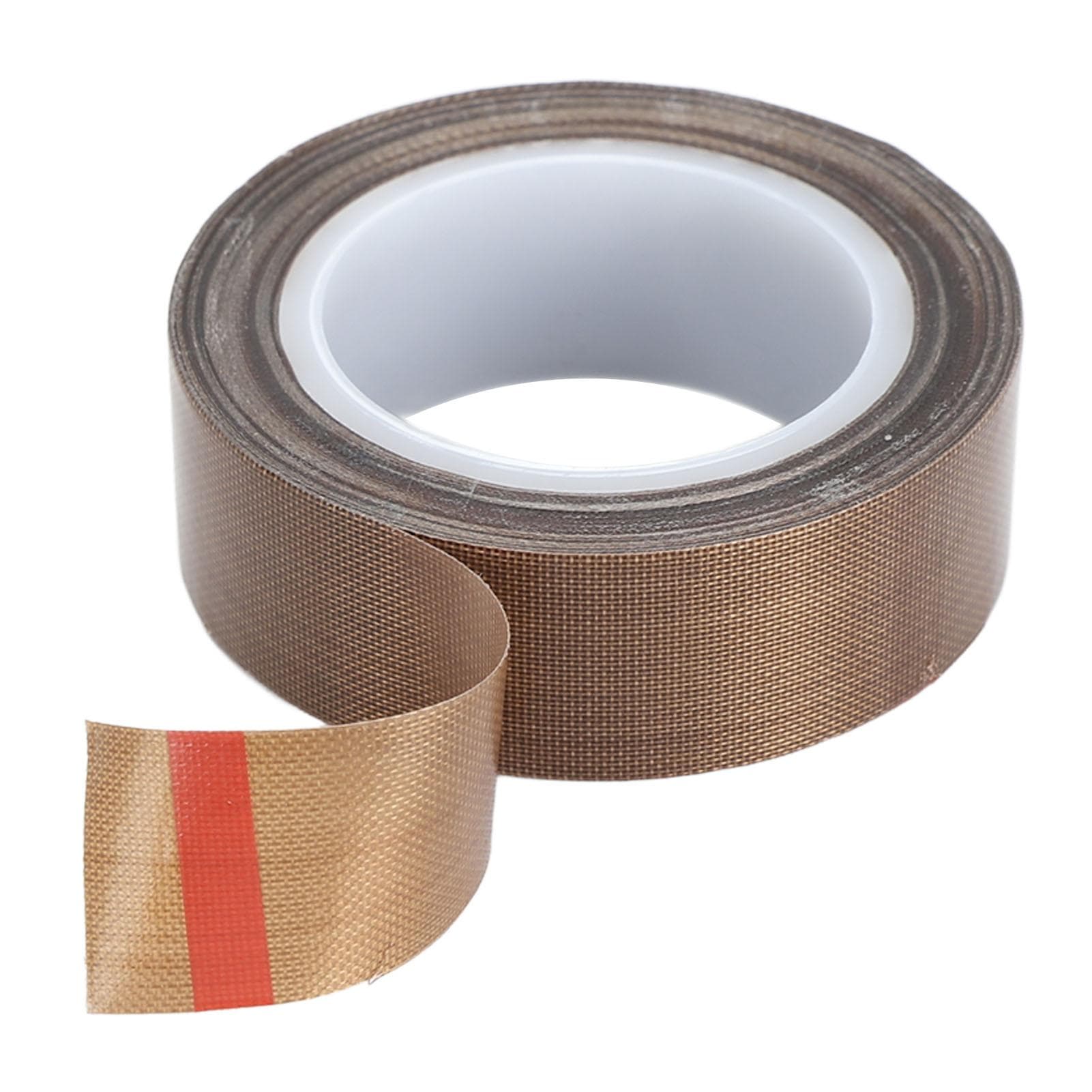 PTFE Glass Cloth Tape 32.8ft High Temperature Resistance Insulation PTFE Tape for Vacuum Sealer 0.13x19mm/0.01x0.75in