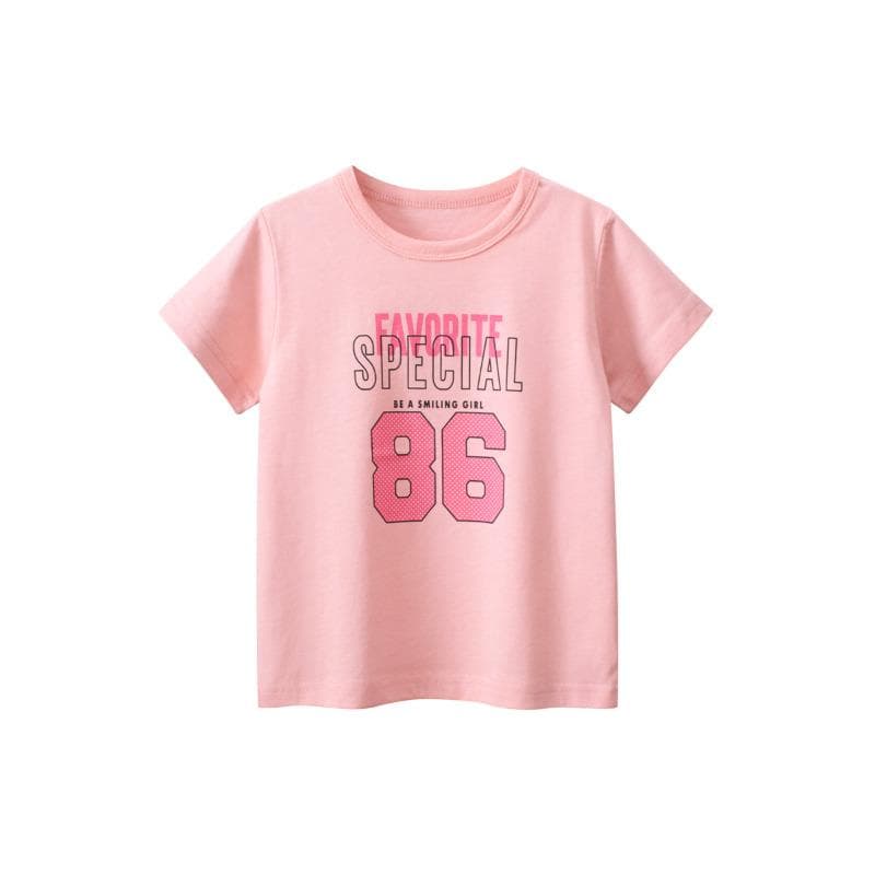 Korean Style Children's Clothing Summer New Children's Short-Sleeved T-shirt 140cm