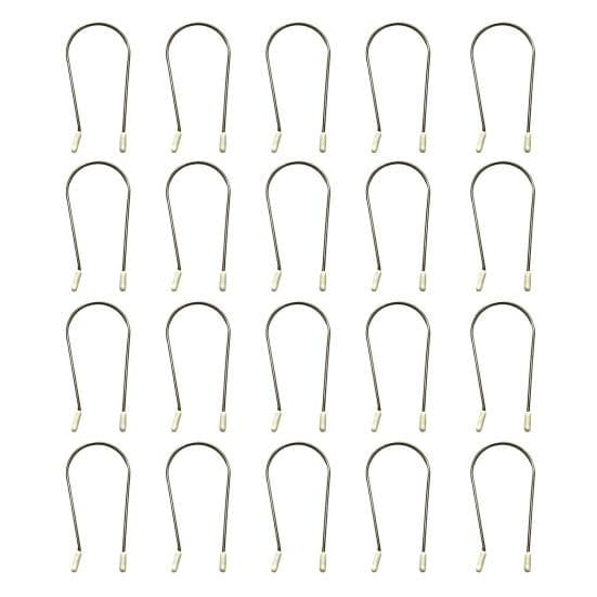 20Pcs Hot Roller Clips Hot Curler U-shaped Clip Replacement Kit Heated Roller Securing Pins Fits All Sized Rollers Curlers D