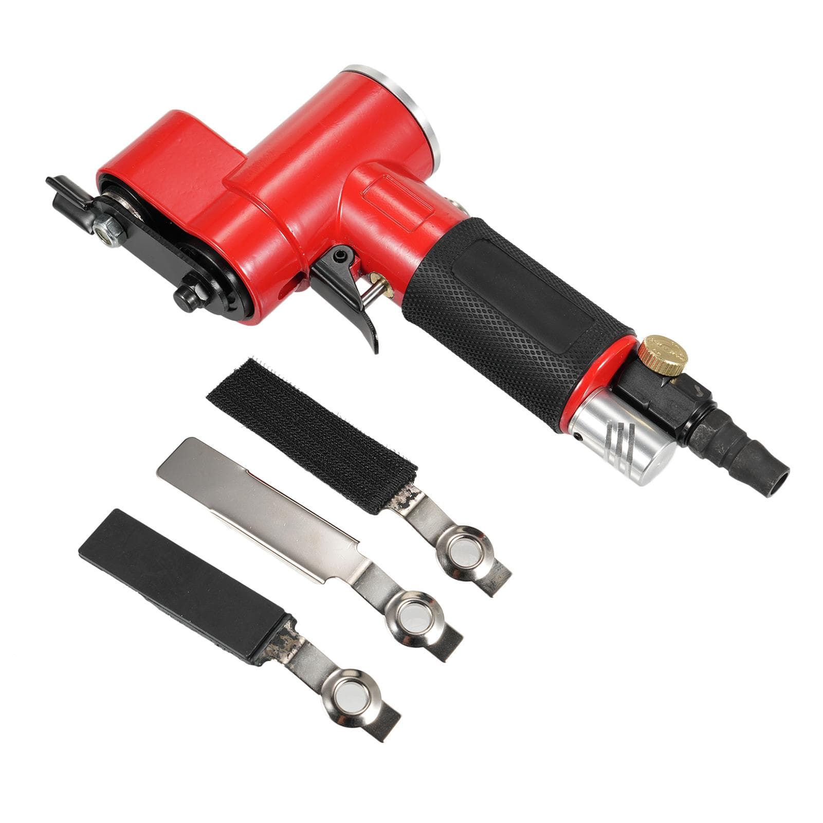 YC2622 Reciprocating Pneumatic Grinding and Polishing Machine Mini Straight Line Air Sander YC2621 red