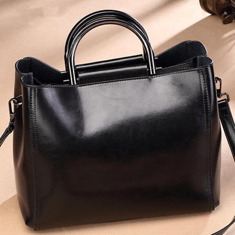 Women's Handbags, Leather Bags, Multi-functional Hand-held Mother Bags, Women's Single-shoulder Large Bags, Crossbody Bags, Women's Bags black