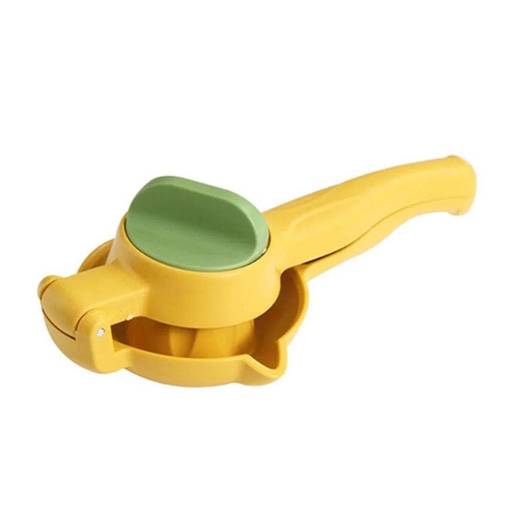 Lemon Squeezer Hand Held Juicer Double Bowl Lemon Lime Squeezer Manual Orange Citrus Press Juicer Squeeze Kitchen Manual Juicers yellow