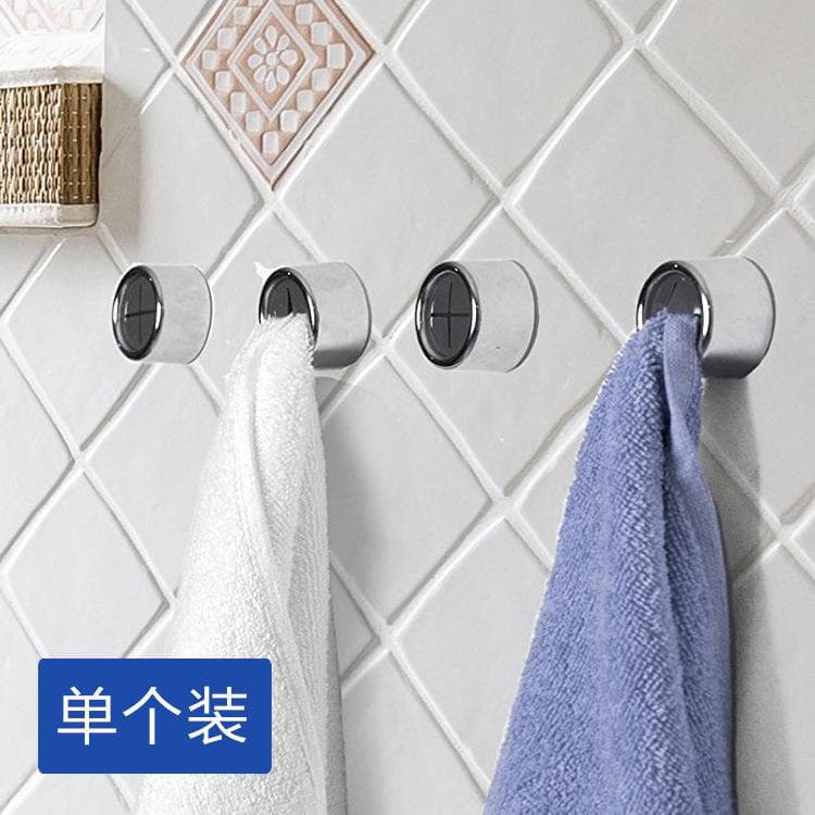 Creative small hook towel strong viscose kitchen wall hanging free punching no trace sticky hook