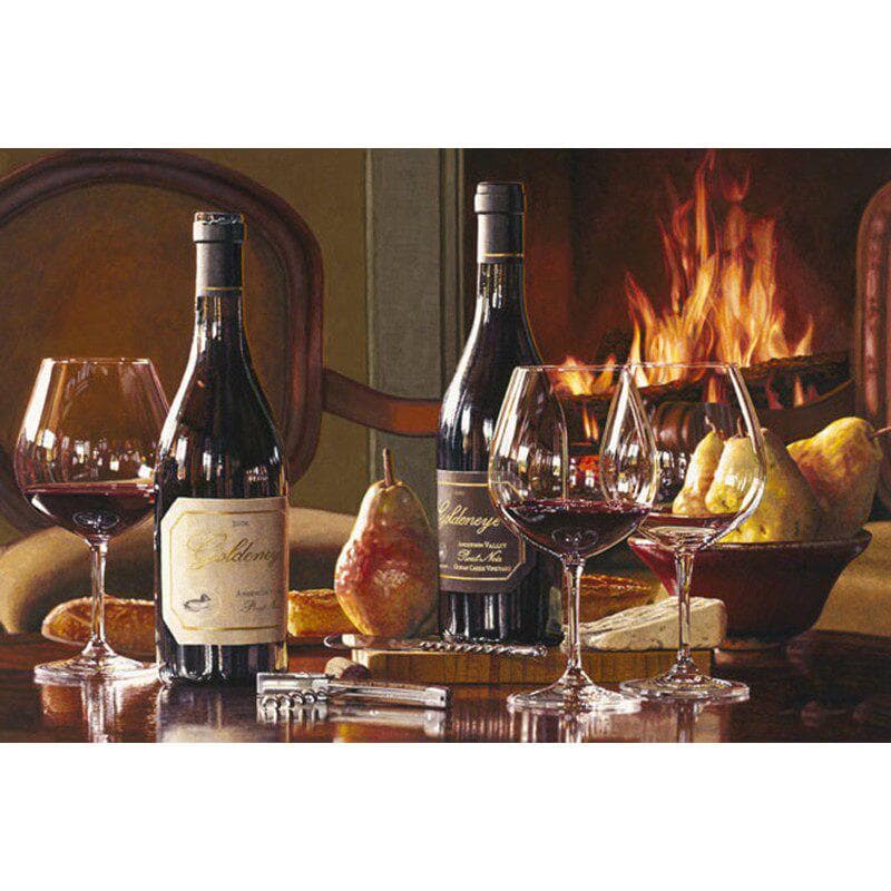 Diamond Painting Diamond Embroidery Weekend Time for Wine 5d Diy Full Round Daimond Painting 20X30CM