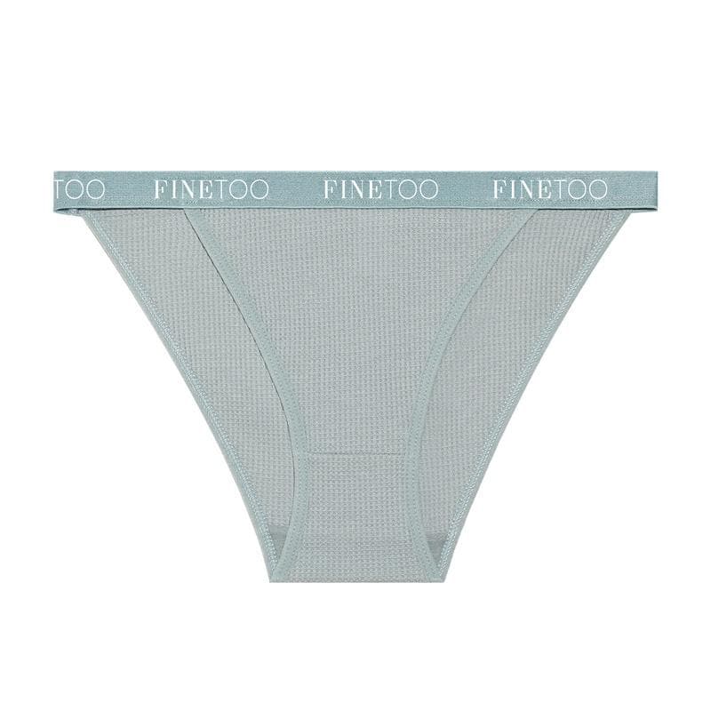 FINETOO Cotton Panty for Women Low Waist Briefs Solid Panty 7 Color Women Cotton Underwear Breathable Lingerie Underwear For Girls M