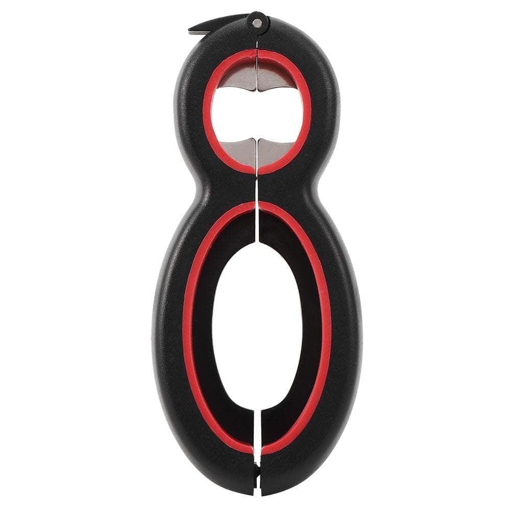 Multifunctinal Stainless Steel 6 in 1 Bottle Can Opener Corkscrew for Bar Restaurant Use