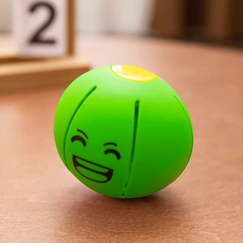 Dog Foot Stepping Elastic Ball Toy Pet Flying Saucer Interactive Deformation Luminous Ball Pet Molar Golden Hair Edge Animal Husbandry Products 1PCS