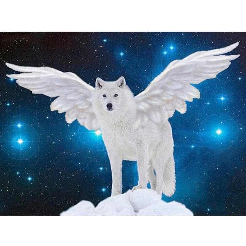 5D Diamond Embroidery Needlework Kit Wolf Diy Diamond Painting Cross Stitch Home Decoration 20X30CM