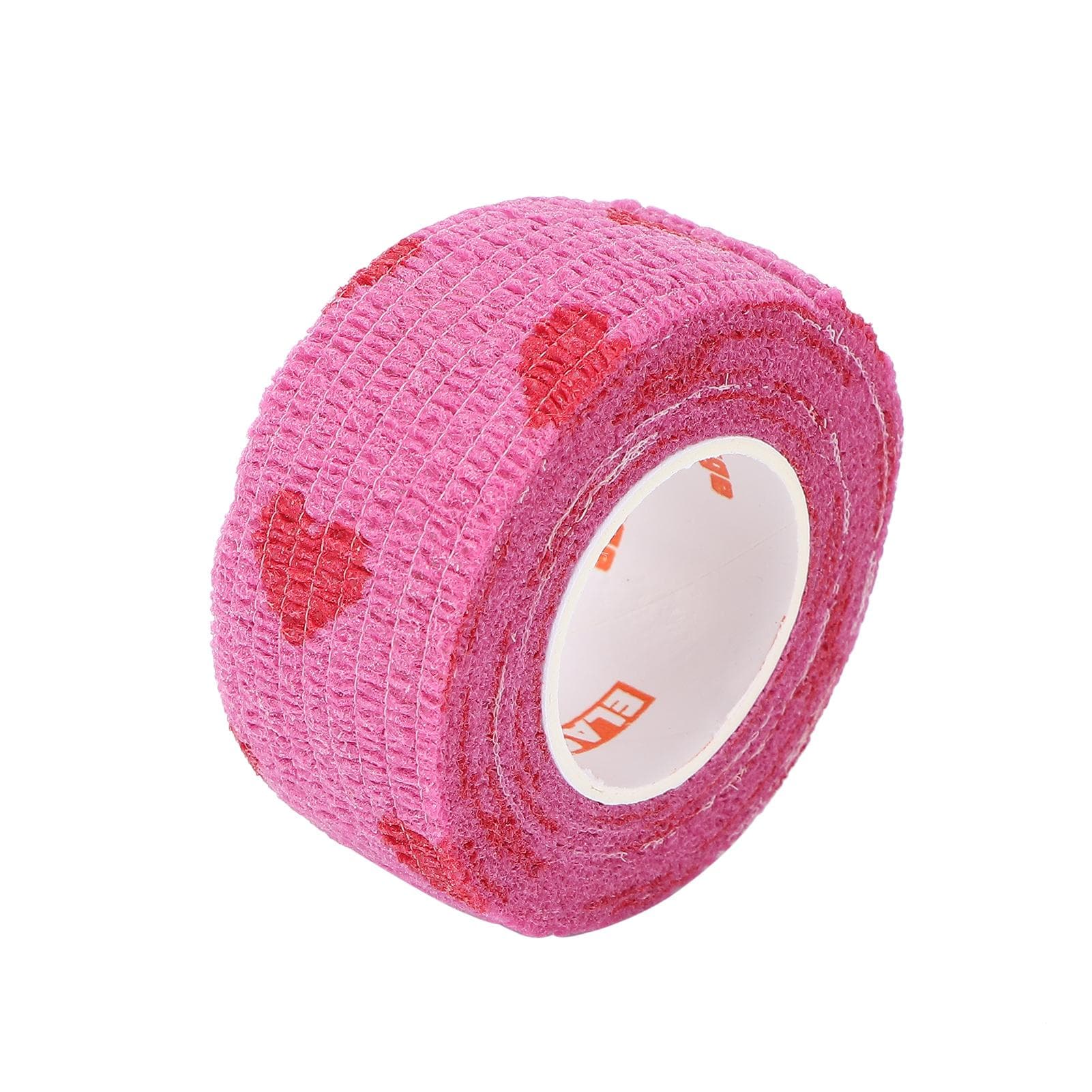 Self Adhesive Tape Elastic 0.98 Inches Width 2.18 Yards Length Athletes Finger Tape for Sports