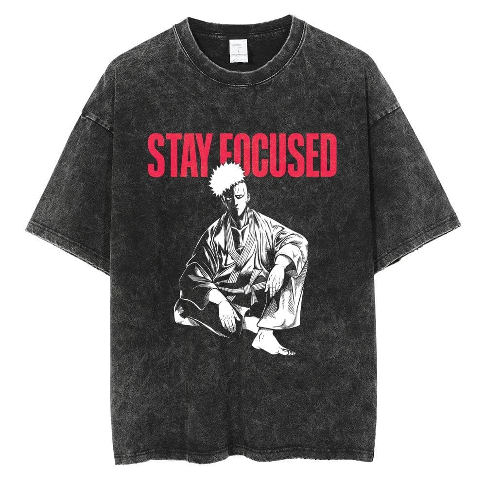 Fist Man Cartoon Loose Short-sleeved T-shirt XXXL