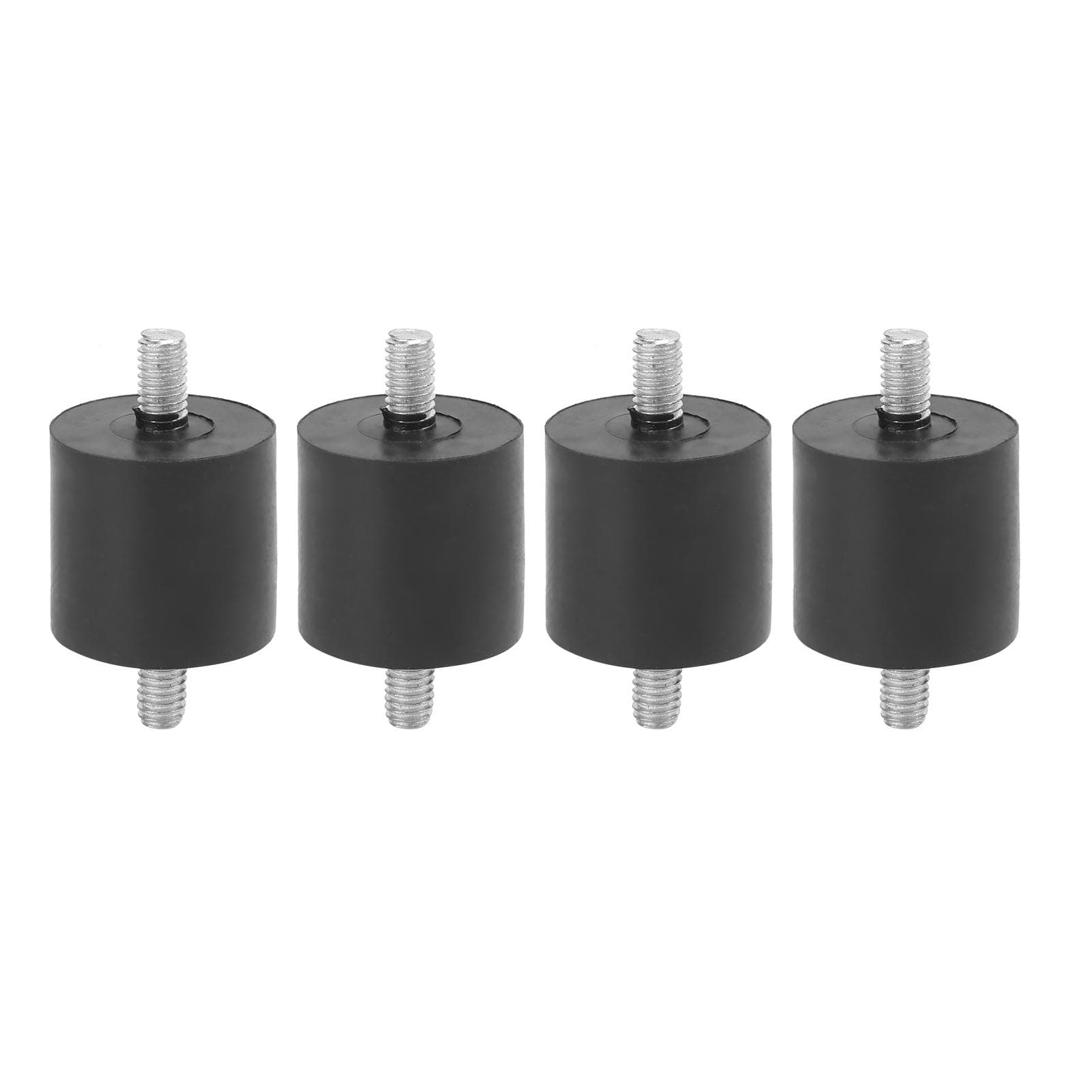 4Pcs Rubber Shock Absorber Foot Pad Mute AntiVibration ScrewType Buffer for Air Compressors(M6 )