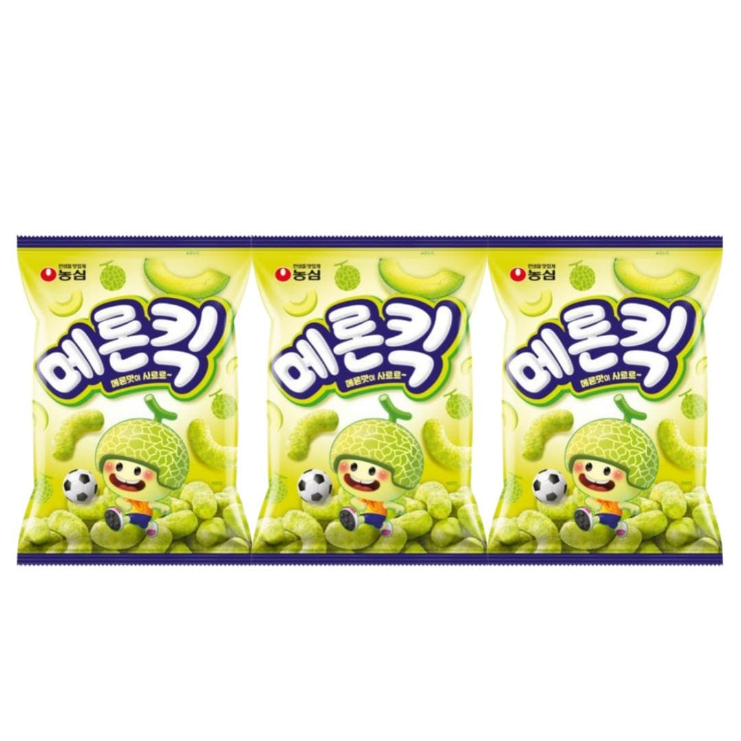 Jenny pick / korean food / Nongshim Banana Kick 75g / Melon Kick 60g Melon Kick x3