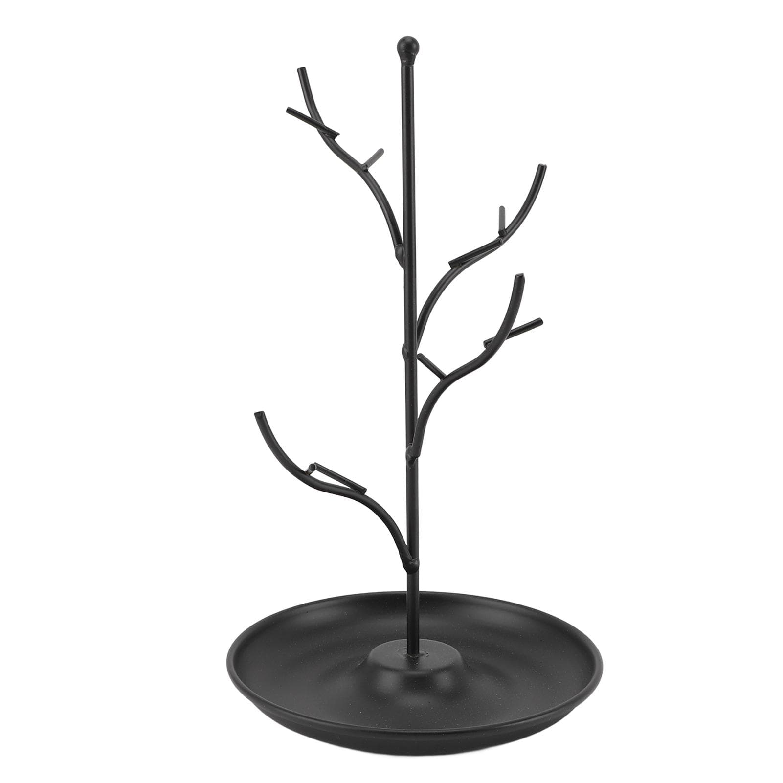Jewelry Tree Stand Iron Branch Jewelry Display Hanging Organizer Tree Tower Rack for Necklaces black