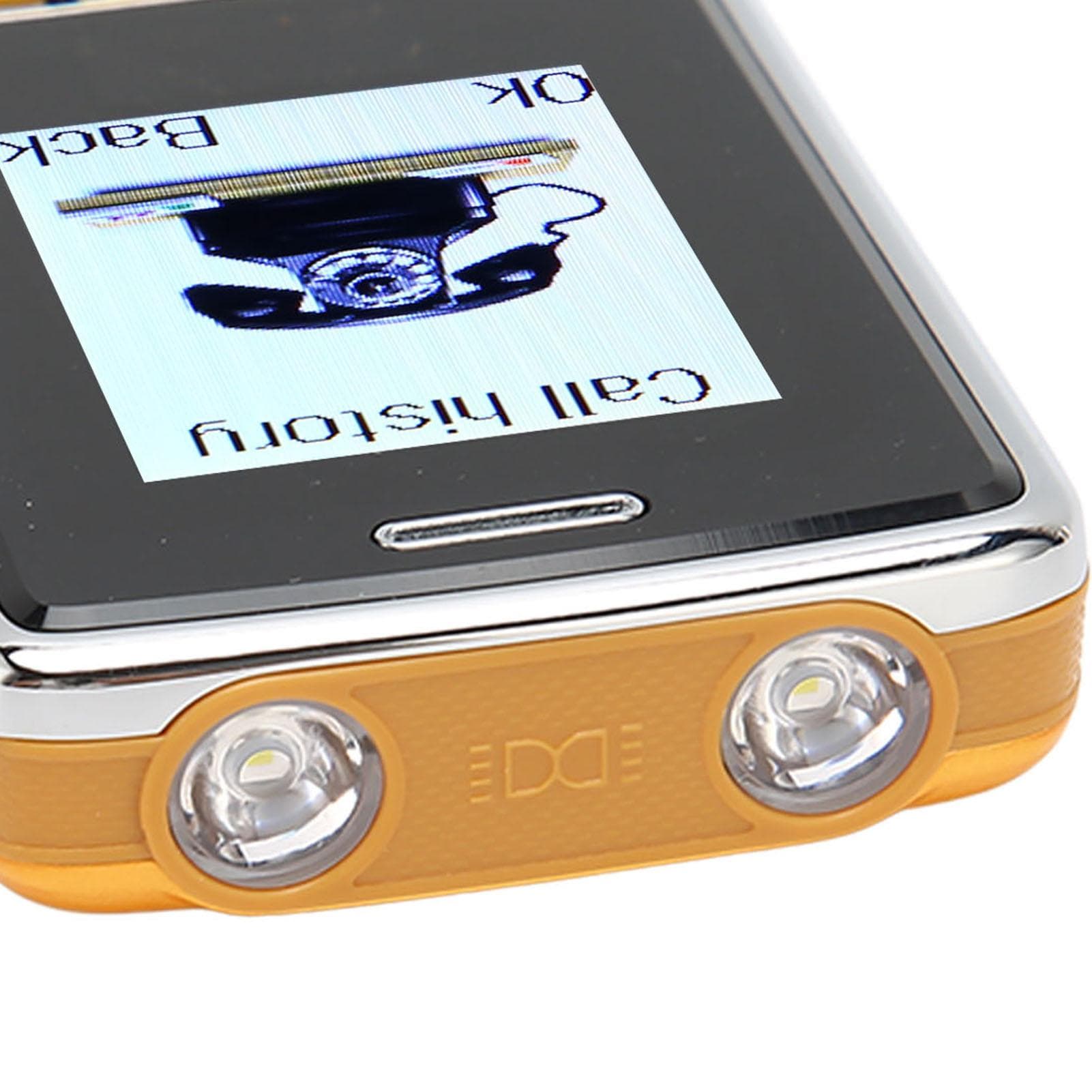 G699 2G GSM Unlocked Cell Phone Dual SIM Card 2800mAh Battery Big Button High Volume Cell Phone for US Plug gold