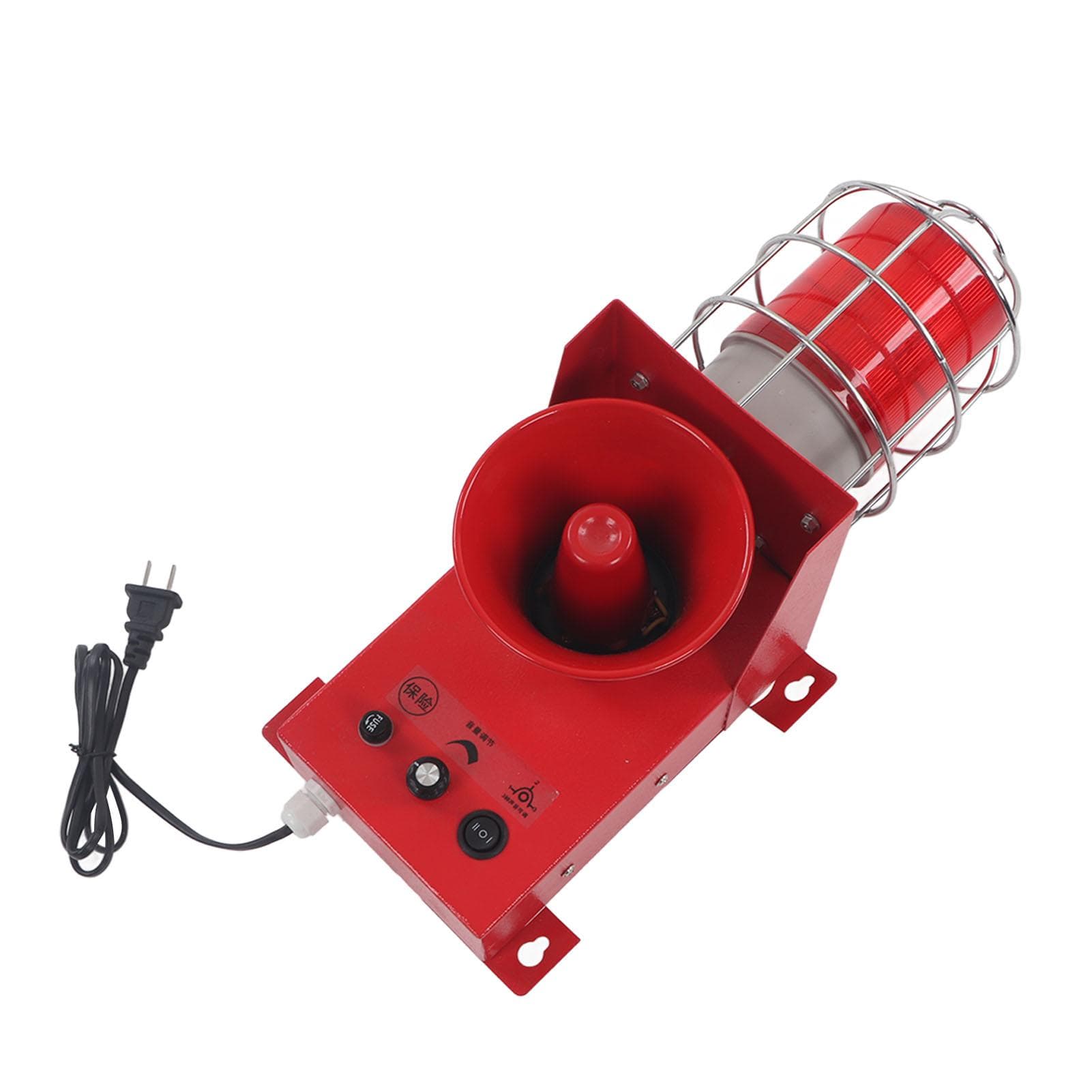 120DB Industrial Sound Light Alarm IP65 Security Siren Horn Alarm for Outdoor Marine