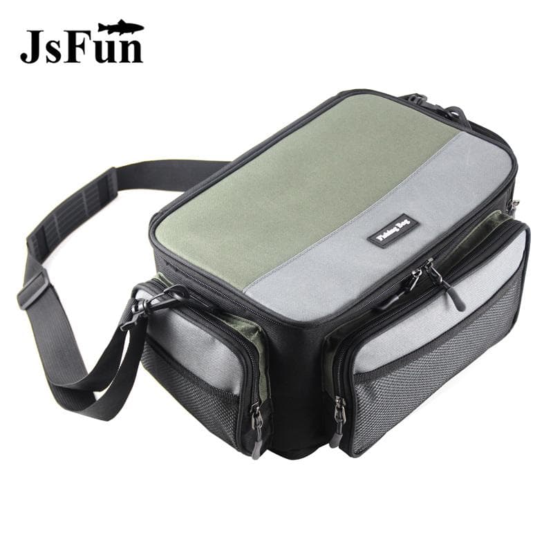 Multifunctional Fishing Bag Oxford Fishing Reel Lure Gear Storage Case Outdoor Carp Fishing Tackle Shoulder Crossbody Bags PJ139 YSX 34*28*5CM