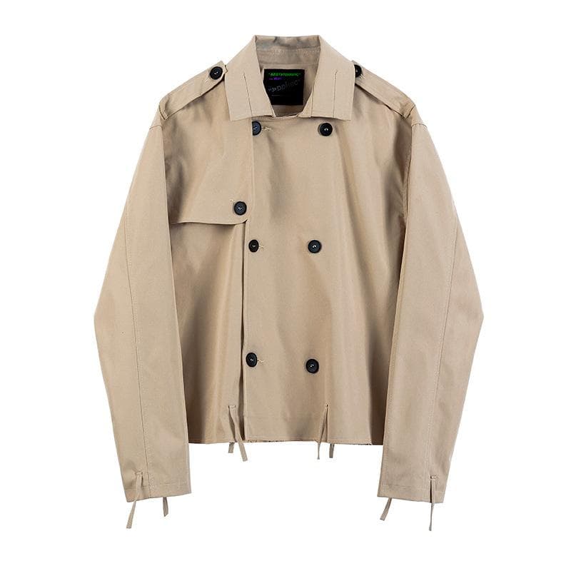 Men's Autumn Korean Style Trendy Jacket, Handsome, Casual, Loose and Versatile Men's Jacket XL