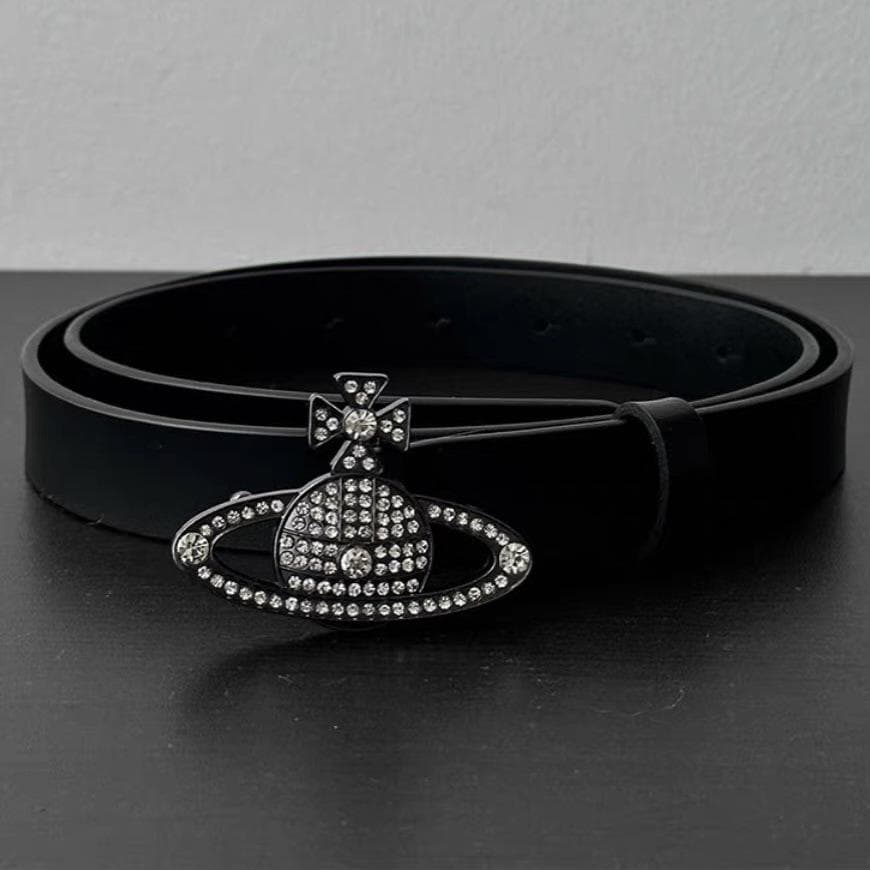 Four Seasons Available Belt Buckle Adjustable Thin Belt Fashionable Hundred Match Suit Dress Decoration Waist Belt Female 105cm
