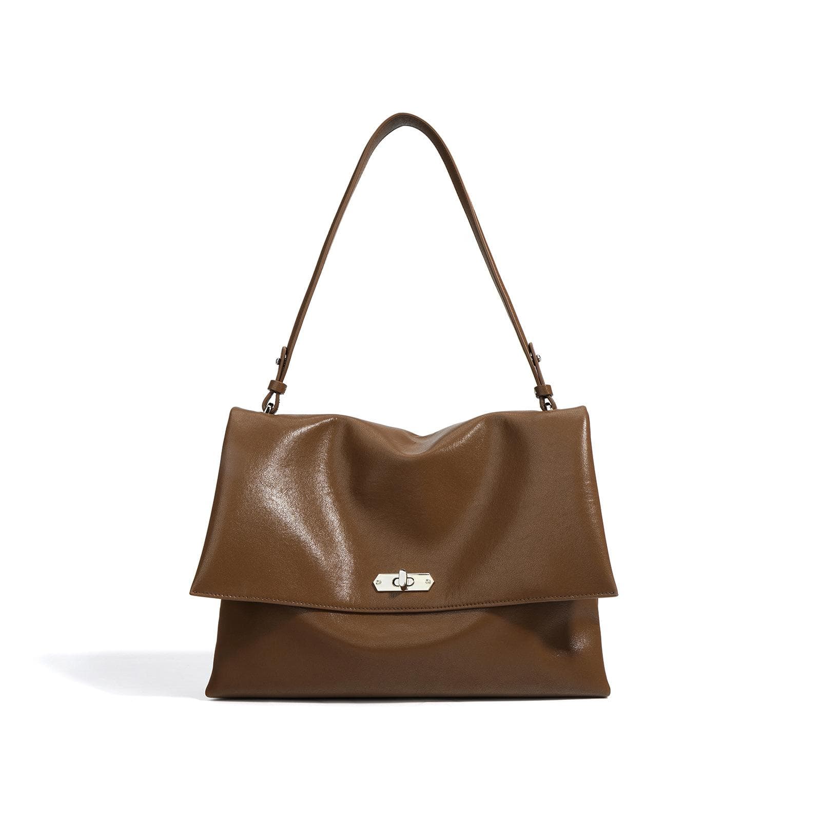 Tote Bag for Women's Large Capacity Commuting One-shoulder Crossbody Leather Niche Design Bag
