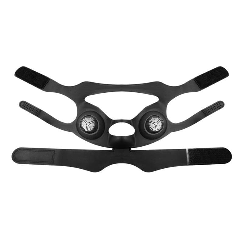 V Face Shaping Mask Facial Massage Lifting Contour Vibration Massager EMS Bandage Facial Massager YK-1912 black