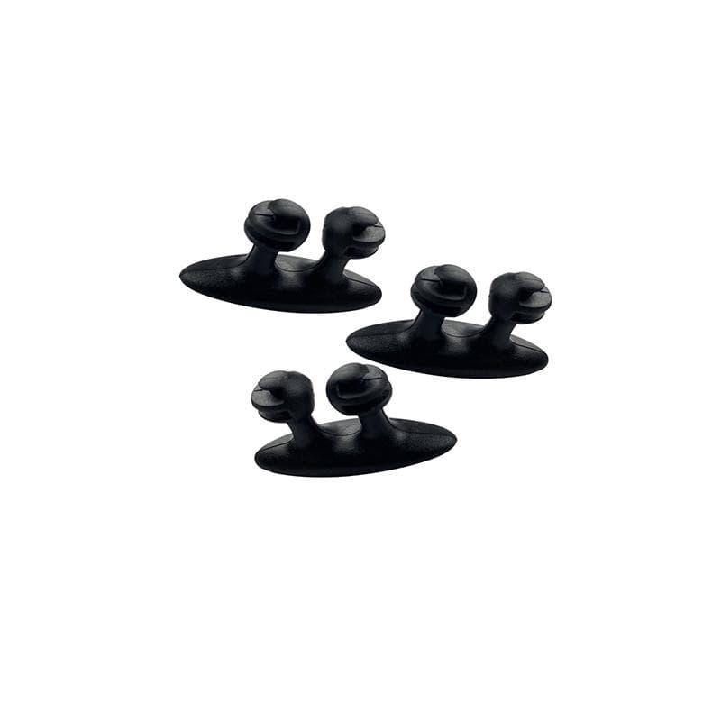 8Pcs/3Pcs/1Pcs Car Wire Cord Cable Holder Tie Clips Line Fixer Organizer Drop Adhesive 3Pcs black