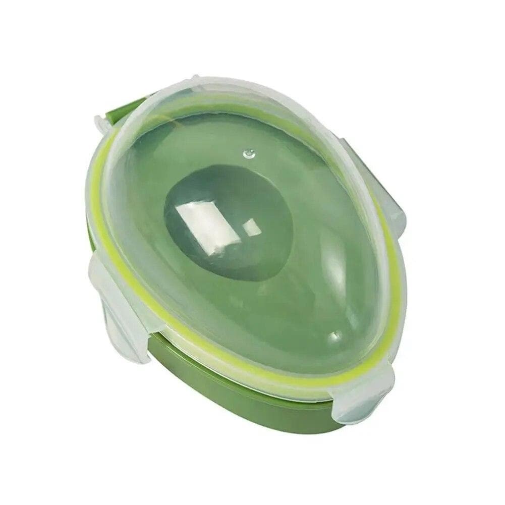 Snap on Lid Avocado Storage Container Keeper Kitchen Avocado Saver Food Crisper Storage Box Fruit Vegetable Holder Keep Fresh clear/green