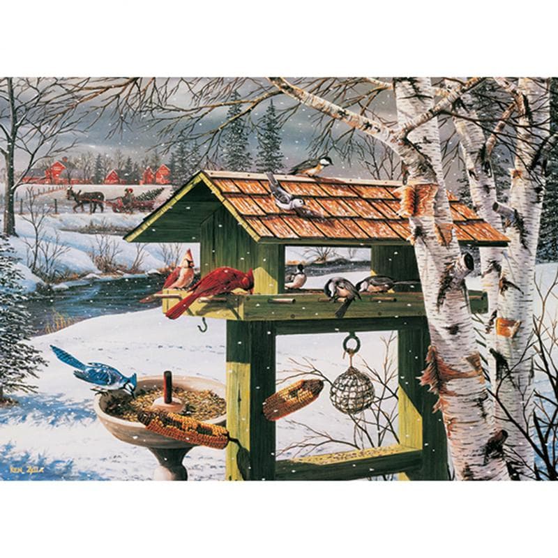 5D DIY Diamond Painting Birds In The Snow Embroidery Mosaic Cross Stitch Rhinestone Decor 20X30CM