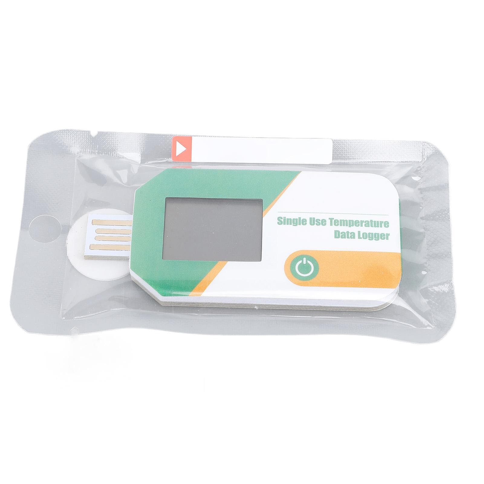 USB Temperature Data Logger Recorder with PDF CSV Reports 32000 Points High Accuracy Single Use