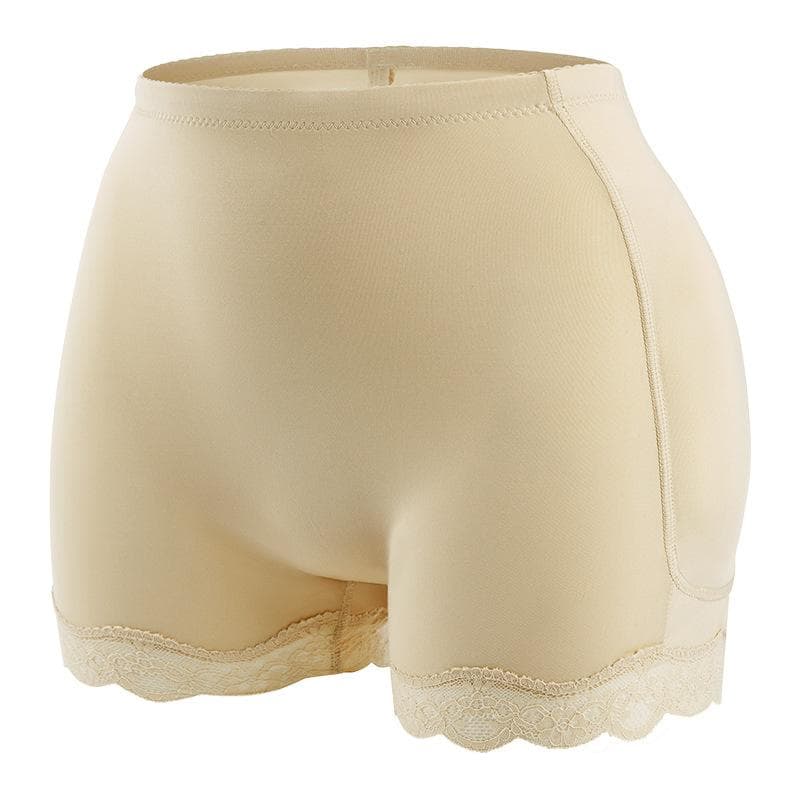Padded Butt Lifter Underwear Butt Enhancer Body Shaper Hip Shapwear Underwear Push Up Panties L nude