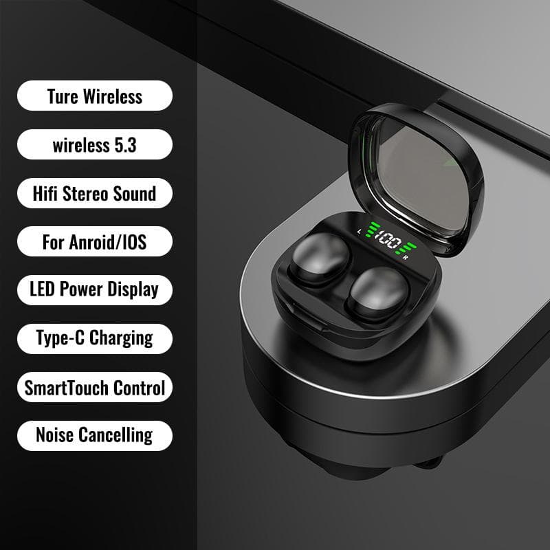 Mini Invisible Sleep Earbuds Wireless Bluetooth 5.3 Earphones HiFi Stereo Headphones Noise Reduction Headsets for Xiaomi Huawei