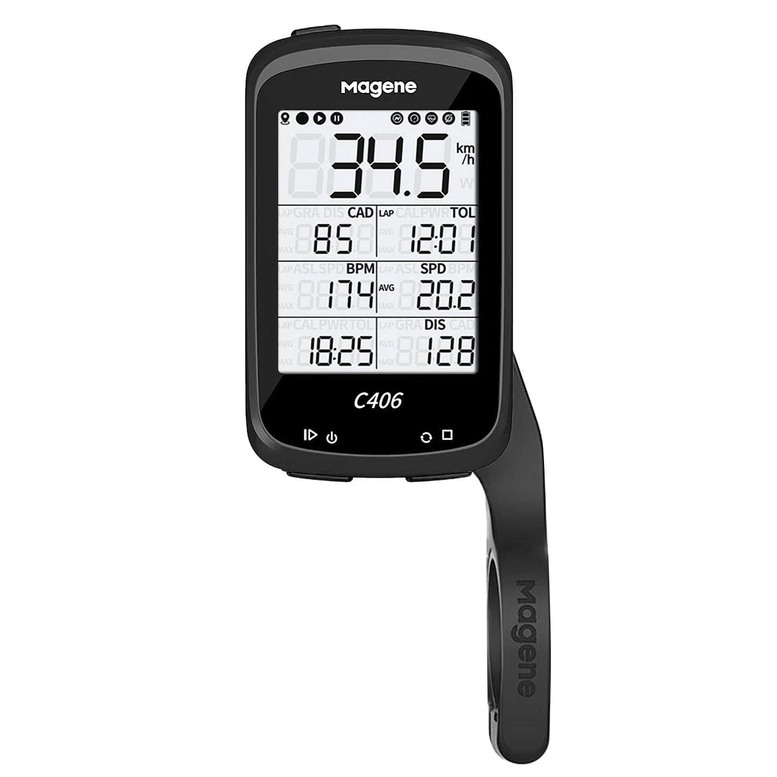 Bicycle GPS Computer Waterproof Smart Wireless ANT+ Bike Speedometer Bicycle Odometer red