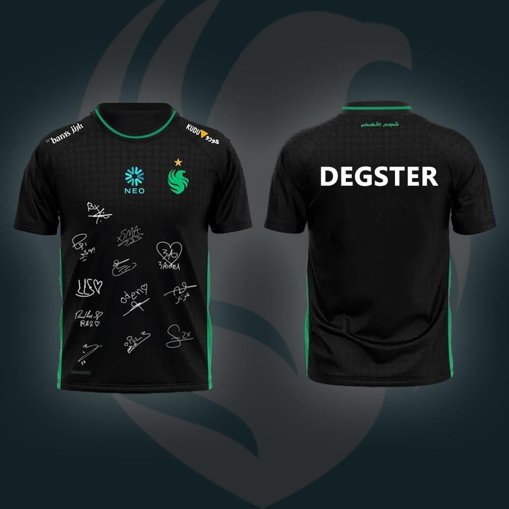 2025 New Counter-Strike2 Team Falcons Esports Uniform Jersey Breathable Sports Sports Fashion Fans Gift Tshirts Loose Tops 6XL