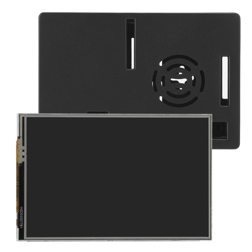 For Raspberry Pi 4B Set ABS Case Protective Shell 3.5in Display Heat Sink Screwdriver