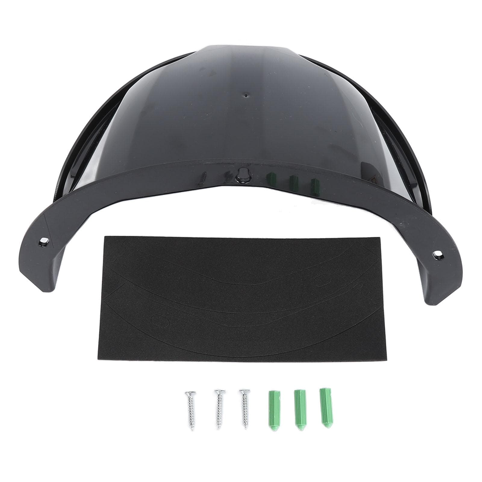 Security Camera Sun Rain Cover Hard Camera Cover Shield Outdoor Camera Protective Roof for Dome PTZ black