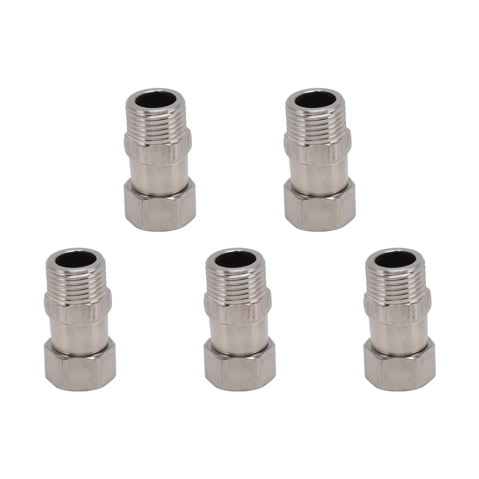Plumbing Pipe Adapter G1/2 Female Thread Stainless Steel Water Gas Pipe Fitting for Building